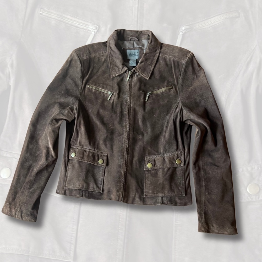 JohnPaulRichard Brown Suede Jacket